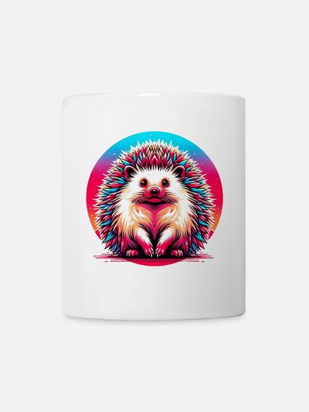 Igel - Tasse - Weiß
