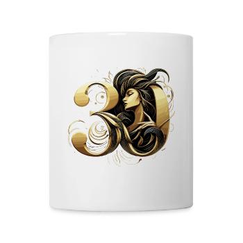 30 Jahre Gold Frau 30. Geburtstag Geschenk - Tasse - Weiß - Vorne