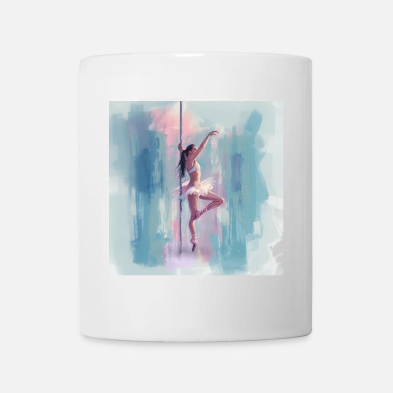Guache Pole Pirouette - Tasse - Weiß