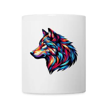 Loup - Mug blanc - blanc - Devant