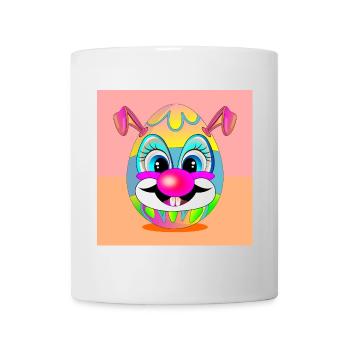 EASTER EGGS CLOWN EASTER BUNNY - Mug - white - Front