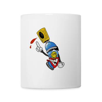 Sprühdose Graffiti Kumpel - Tasse - Weiß - Vorne