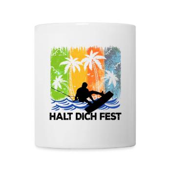 Wakeboard Kitesurfer Statement Surf Stunt Wave - Mug blanc - blanc - Devant