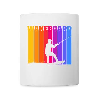 Stunt Wakeboard, Surf, Wakesurf, Surf - Mug blanc - blanc - Devant