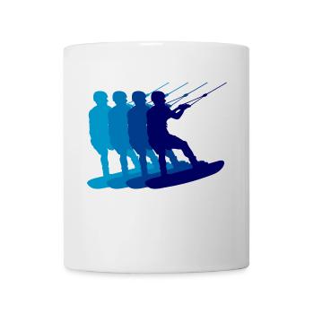 Stunt Wakeboard Surf Sports nautiques Wakesurf - Mug blanc - blanc - Devant