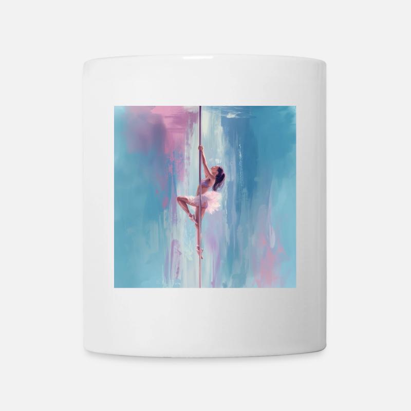 Pole-Ballerina - Tasse - Weiß