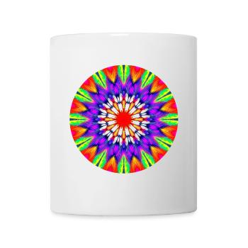 Kaleidoscope Mandala Color Rush - Mug - white - Front