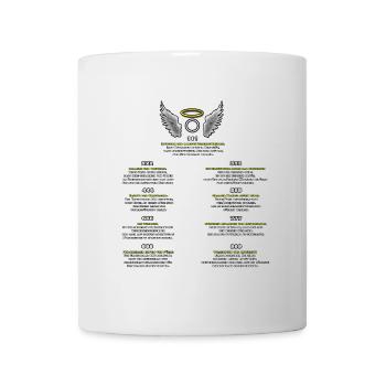 Angel Numbers Pattern of Manifestation - Mug - white - Front