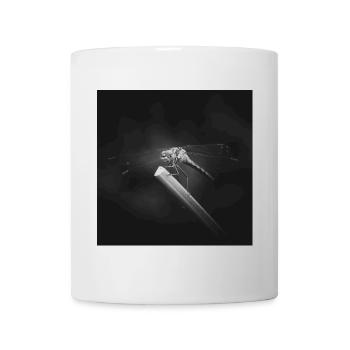 Libelle Insekt Nahaufnahme Poster - Tasse - Weiß - Vorne