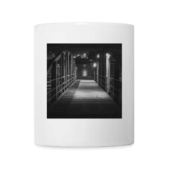 Fähranleger Neuhof Elbe Hamburg Poster - Tasse - Weiß - Vorne
