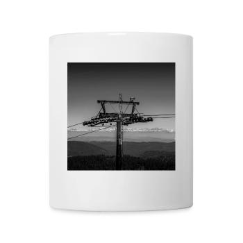 Seilbahn Pfeiler Feldberg Schwarzwald Poster Berg - Tasse - Weiß - Vorne