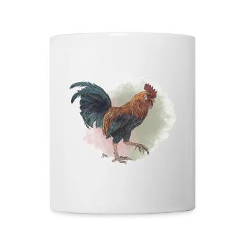 Veganuary 2024 Hahn - Tasse - Weiß - Vorne