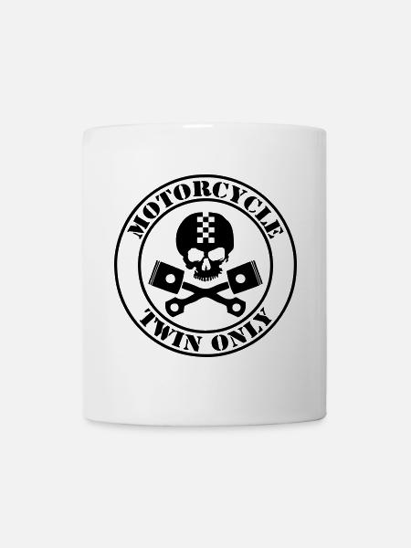 Motorcycle twin only - Mug - white