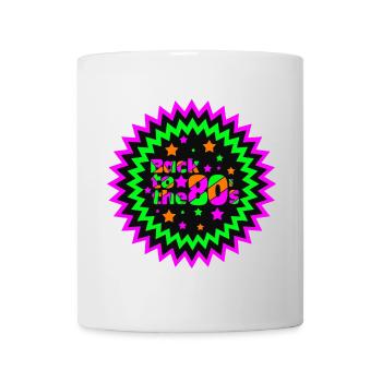 Fête des années 80 Retro Fun, Retour à l’étoile des années 80(25) - Mug blanc - blanc - Devant