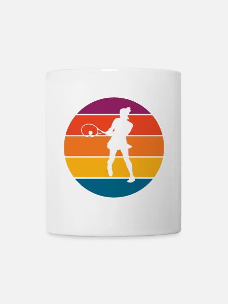 Tennis - Tasse - Weiß