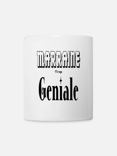 Marraine Trop Géniale - Mug blanc - blanc