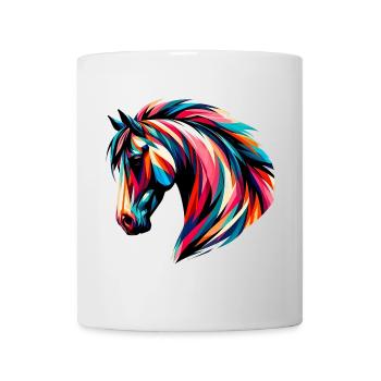 Cheval - Mug blanc - blanc - Devant