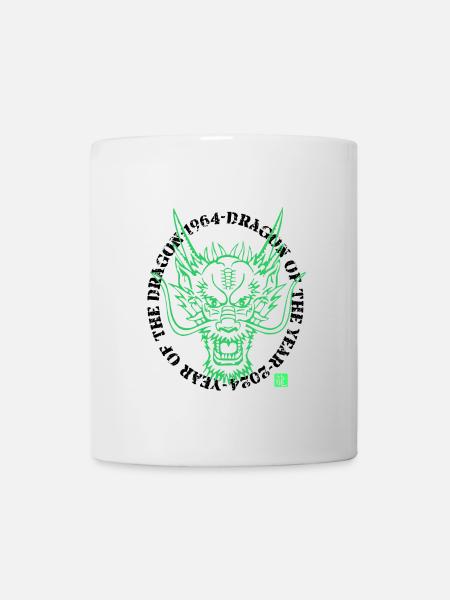 Jahr des Drachen 1964-2024 - Tasse - Weiß
