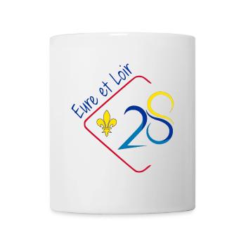 Eure et loir - Mug blanc - blanc - Devant