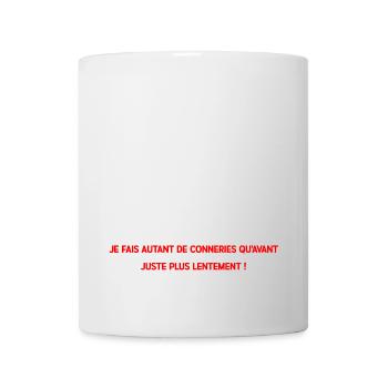 T shirt Humour Vintage Jeunesse - Mug blanc - blanc - Devant