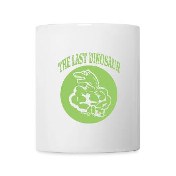 Der letzte Dino - Tasse - Weiß - Vorne