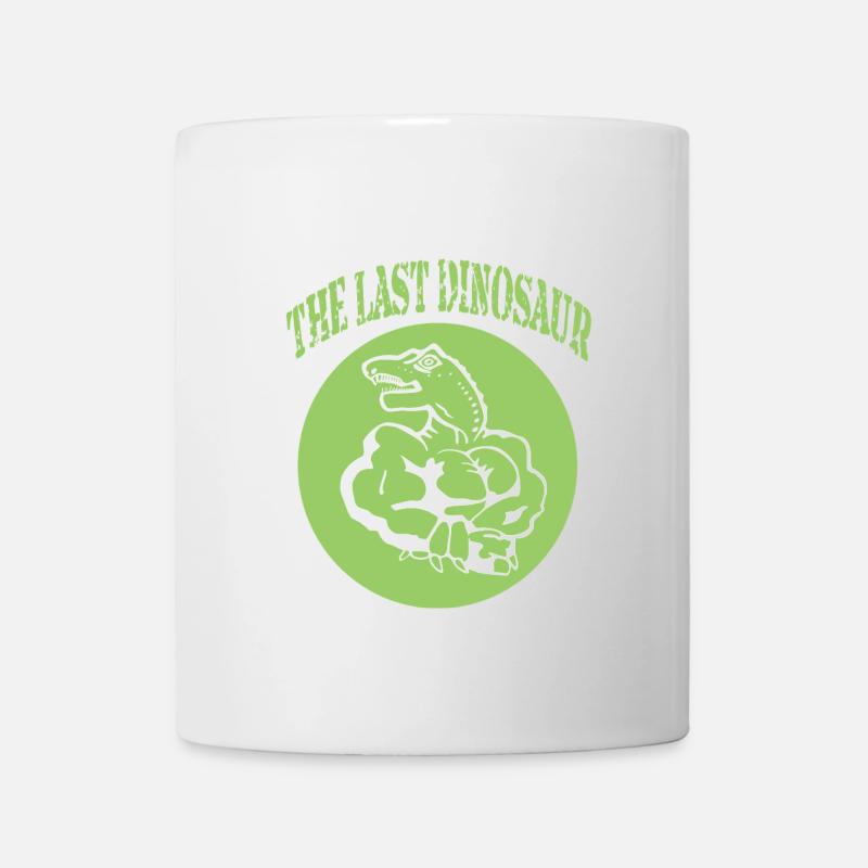 Der letzte Dino - Tasse - Weiß