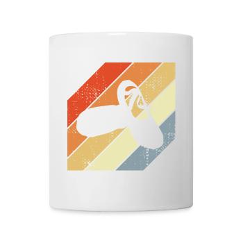 Ballettschuhe Vintage Look - Tasse - Weiß - Vorne