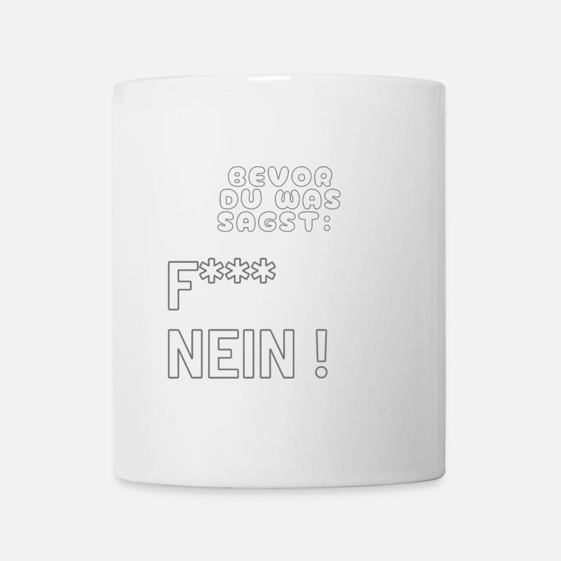 Before You Say What - shirt - Mug - white