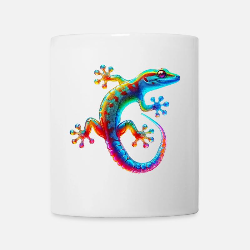 Gecko - Tasse - Weiß