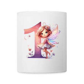 1 Jahr Fee Elfe Geburtstag Geschenk - Tasse - Weiß - Vorne