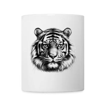 Tiger - Tasse - Weiß - Vorne