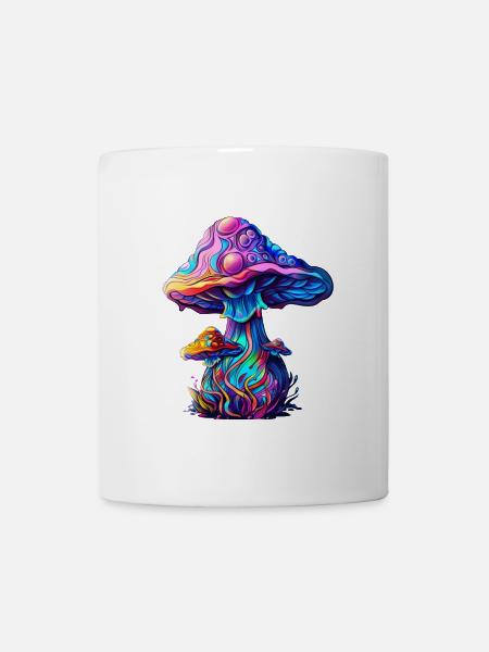 Psytrance Mushroom - Tasse - Weiß