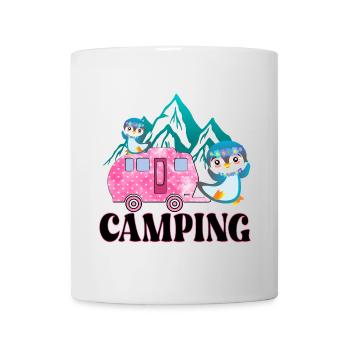 CAMPING CAMPINGSPLATZ PINGUINE - Mug blanc - blanc - Devant