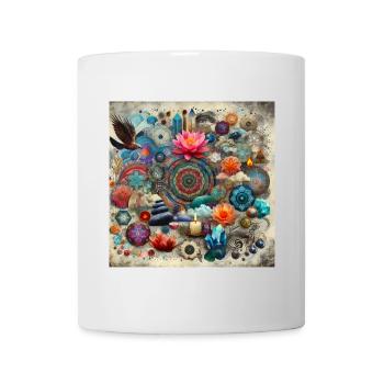 Zen-Ornament - Tasse - Weiß - Vorne