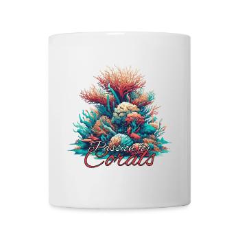 Passion for coral gift - Mug - white - Front