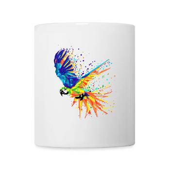 Vogel Tropisch Africa Tierliebhaber Papagei Tier - Tasse - Weiß - Vorne
