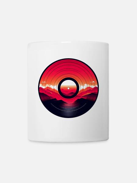 Vinyl Mountain - Mug - white