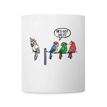 Parrot Statement Jungle Animal Birds Zoo - Mug - white - Front