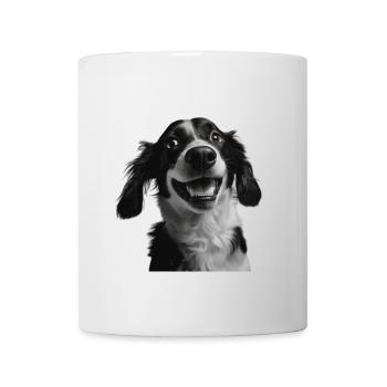 Border Collie Cheer Smile - Mug - white - Front
