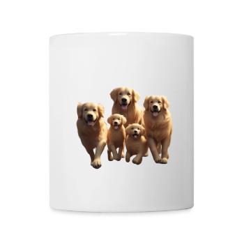 Golden Retriever Pack Parade - Mug - white - Front