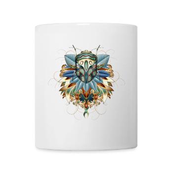 Exotic African Insect in Leaf Amulet - Mug - white - Front