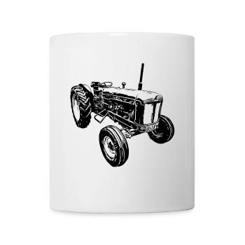 Super Major 6 Traktor - Tasse - Weiß - Vorne