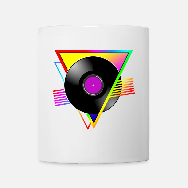 RETRO VINYL - Mug - white