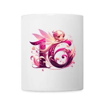 16 ans fée elfe mignon rose cadeau d’anniversaire - Mug blanc - blanc - Devant