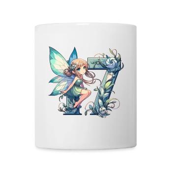 17 Jahre Fee Elfe süß Geburtstag Geschenk - Tasse - Weiß - Vorne