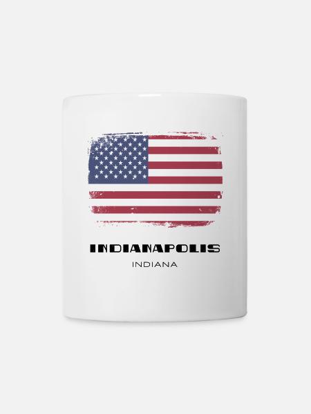 Indianapolis, Indiana, USA - Mug - white