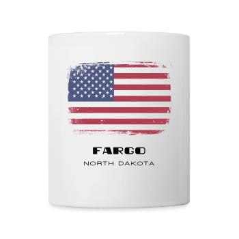 Fargo, North Dakota, USA - Tasse - Weiß - Vorne