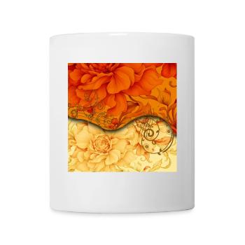 Elegant floral design - Mug - white - Front