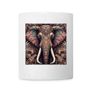 Decorated Elephant - Mug - white - Front