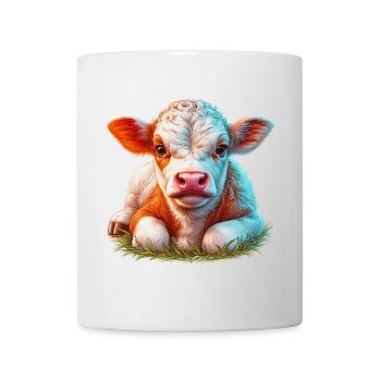 Vache - Mug blanc - blanc - Devant